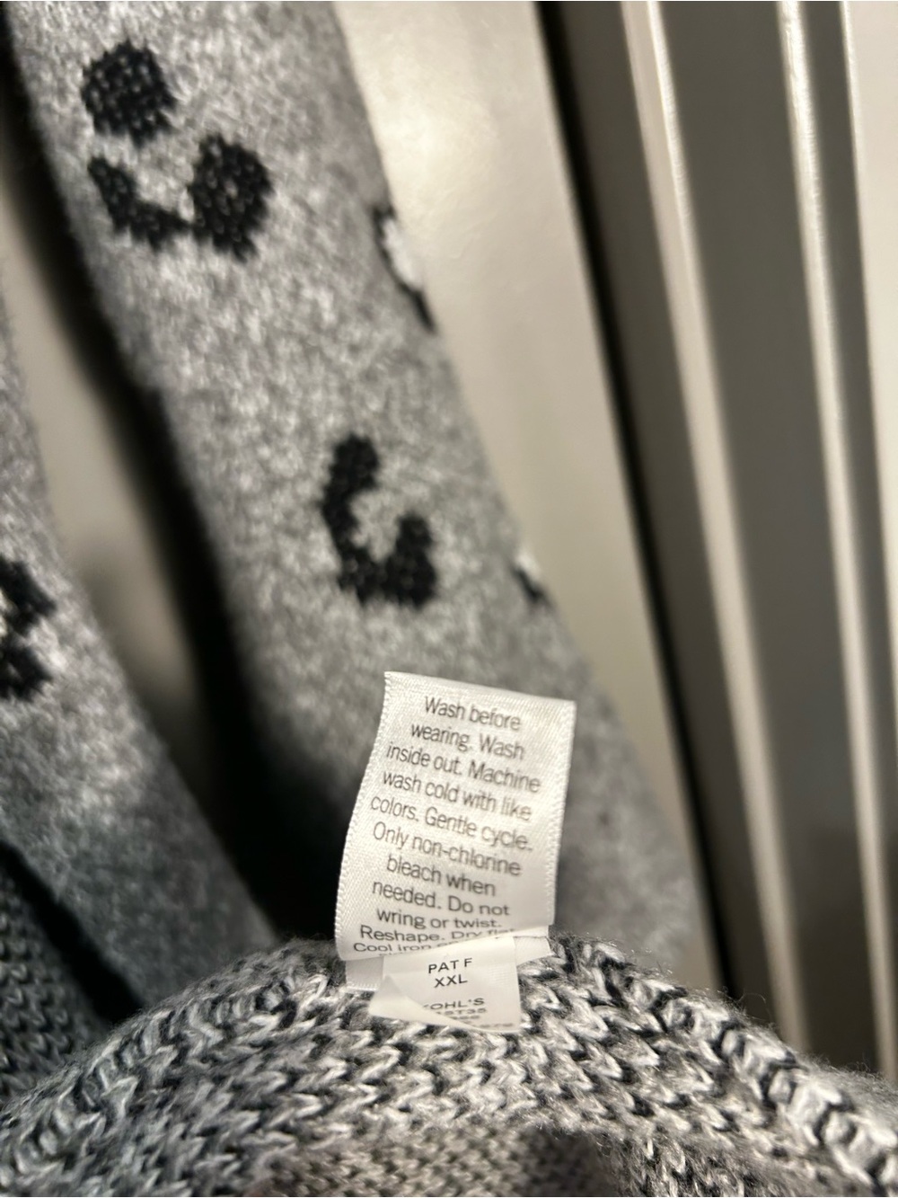 Nine West | Open-Front Cardigan | Women’s | Grey and Black Leopard | XXL - Picture 8 of 12